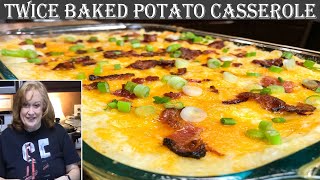 TWICE BAKED POTATO CASSEROLE  A Delicious Side Dish Perfect for Any Occasion [upl. by Reisfield]