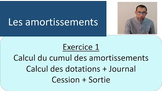 Chapitre 2 Les amortissements EXERCICE 1 [upl. by Aunson]