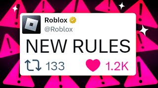 Roblox Is Changing Their Rules Again and its bad [upl. by Aun]