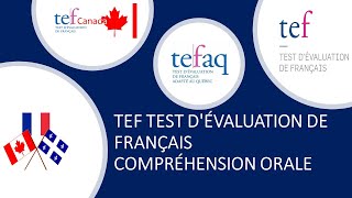 TEFAQTEFCanadaTEF Compréhension Orale Examen 2020 Full Listening exam Hard questions [upl. by Emelda312]