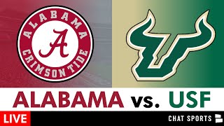 Alabama vs USF Live Streaming Scoreboard PlayByPlay Highlights  2024 CFB Week 2 [upl. by Recor]