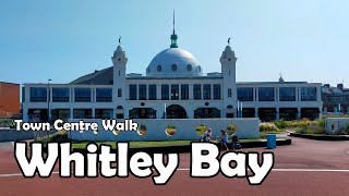 Whitley Bay Tyne and Wear【4K】 Town Centre Walk 2021 [upl. by Orton]