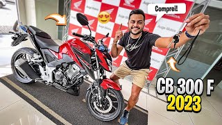 COMPREI A NOVA CB300F TWISTER 2023 feliz demais [upl. by Zsa Zsa]