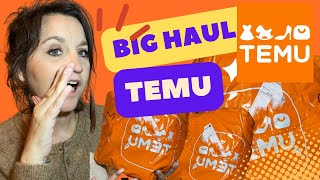 BIG HAUL TEMU  VÊTEMENTS DÉCO MAKEUP et OBJETS WTF 😅 30 DINGUERIES et CODE PROMO [upl. by Sset]