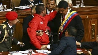 Maduro tras el quotsustoquot en su investidura quotPodían haberme disparadoquot [upl. by Jacquelin]