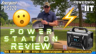 Powerwin Energizer PPS320 Power Station amp Solar Panel Unboxing [upl. by Larual]