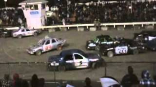 Norfolk County Fair Demolition Derby 2010 Pro  Heat 3  Part 24 Williams Cup [upl. by Akerboom]