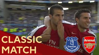 Premier League  Classic Match  Everton v Arsenal 15 August 2009 [upl. by Bilat955]