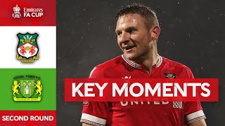 Wrexham v Yeovil Town  Key Moments  Second Round  Emirates FA Cup 202324 [upl. by Conrade]