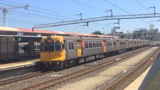 Nambour EMU50 Arriving At Roma Street Train Station Platform 9 [upl. by Naahs]