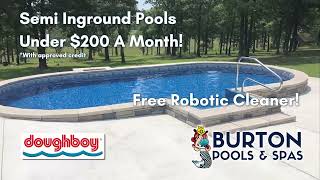 Doughboy Pool Super Sale at Burton Pools and Spas [upl. by Oettam575]