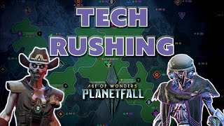 Tech Rushing in Age of Wonders Planetfall [upl. by Kcirddec]