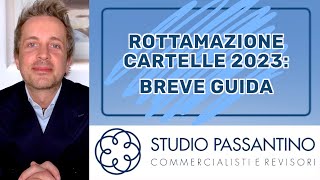 Rottamazione cartelle esattoriali quater 2023 breve guida [upl. by Wall]