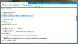 Encryption and Decryption of files C Code Example [upl. by Africa]