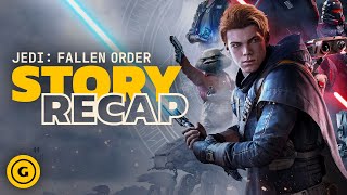 Star Wars Jedi Fallen Order Full Story Recap [upl. by Inaj292]