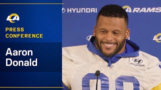 Aaron Donald On Playing Against Cardinals QB Kyler Murray amp Bobby Brown IIIs Return From Injury [upl. by Myrtie971]