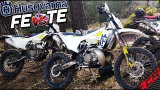 Learning Enduro  Husqvarna FE250 vs TE250 Which Is Better [upl. by Schlessel778]