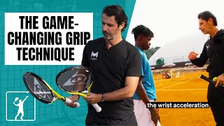 Maximize Your Tennis Serve Power The GameChanging Grip Technique  Patrick Mouratoglou [upl. by Shanda]