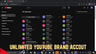 How to Create Unlimited YouTube Brand Accounts Without Phone Number [upl. by Aidin]