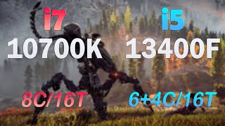 intel core i5 13400f vs i7 10700k  benchmark and gamig test [upl. by Amilb904]