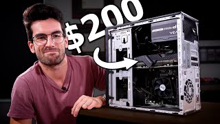 I Built a 200 BareBones Gaming PC [upl. by Aaberg]