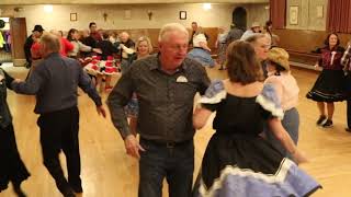 Sunset Promenaders Western Themed Square Dance [upl. by Nauqes]