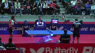 DTTB Final Four 2009 Timo Boll vs Tiago Apolonia Set 1 part 15 [upl. by Aicineohp]