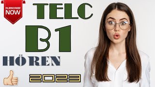 TELC B1 NEU 2023 Hörverständnistest mit Lösungen So bestehen Sie die B1Prüfung [upl. by Holly636]