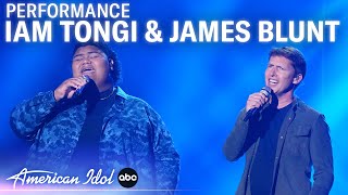 Iam Tongi amp James Blunt Super Emotional Duet of quotMonstersquot Makes Idol History  American Idol 2023 [upl. by Charlotte]