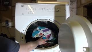 Review and demonstration  Beko DC7112W 7kg Condenser dryer [upl. by Nadaha]