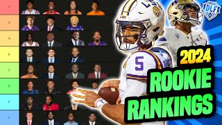 UPDATED POSTDRAFT 2024 Dynasty Rookie Tiers amp Rankings [upl. by Sairu]