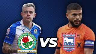 IPSWICH VITAL WIN Blackburn 01 Ipswich LIVE  EFL Championship WATCH ALONG [upl. by Yeldoow]