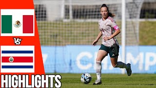 Mexico vs Costa Rica  All Goals amp Highlights  SUB 20 Feminil  060424 [upl. by Ailegnave25]