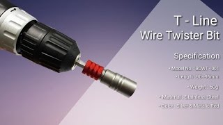 TLine  Wire Twisting Tool for electricians and construction companies [upl. by Nojel]