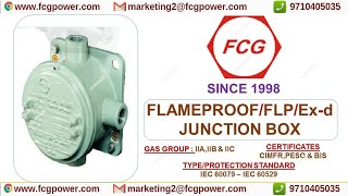 Flameproof Junction Box  Flp Junction Box  fcg Flameproof [upl. by Nagiam970]