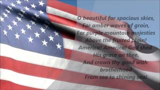 America The Beautiful Lyrics [upl. by Curzon]