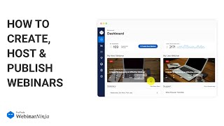 How to Create Host amp Publish Webinars  Getting Started [upl. by Niemad]