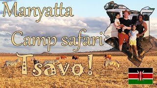 Wonderful safari at Tsavo East National Park in Kenya 🐘🇰🇪 [upl. by Einrae646]