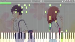 Ao Haru Ride OP Piano  アオハライド OP  Sekai wa Koi ni Ochiteiru [upl. by Ramyaj]