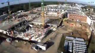 Erweiterung des Zentraklinikums am Campus Lübeck  Zeitraffer Video von April 2015 bis Januar 2017 [upl. by Aretha]