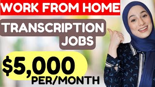 10 HIGH Paying Online Transcription Jobs From Home Worldwide NO EXPERIENCE [upl. by Aneris733]