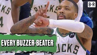 Every Damian Lillard GameWinning BuzzerBeater [upl. by Tedman]