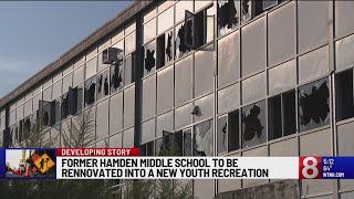 Abandoned Hamden middle school to be transformed into youth recreation center [upl. by Fagin703]