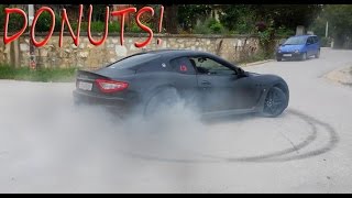 Crazy Maserati MC Stradale doing DONUTS [upl. by Stirling]