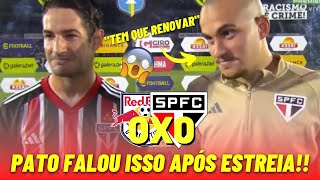 EITAA Olha o que o ALEXANDRE PATO e MATHEUS BELÉM falaram após BRAGANTINO 0 X 0 SÃO PAULO [upl. by Ahtamas]