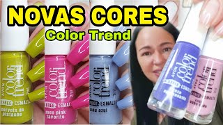 NOVAS CORES AVON COLOR TREND  ESMALTES 5FREE [upl. by Sioux487]