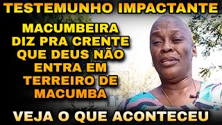 EX MACUMBEIRA LEVA UM GRANDE SUST0 E MUDA DE VIDA AO PEGAR UMA GARRAFA Testemunho Pra Sandra Alves [upl. by Anorahs419]