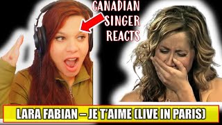 THE CROWD MAKES HER CRY 🤯 LARA FABIAN REACTION  JE TAIME MUSIC REACION VIDEO 2023 musicreaction [upl. by Elma]