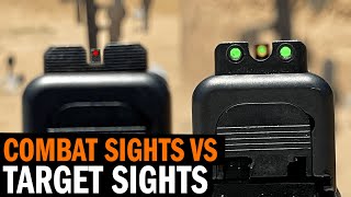 Combat Sights Vs Target Sights With Tactical Hyve  Major Shooting Pros and Cons [upl. by Thedric]