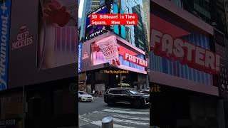 New 3D Commercial in Time Square New York newyork 3danimation technology travel shorts [upl. by Towbin]